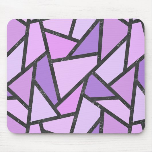 Farbtöne des lilac-farbenen Glasmusters Mousepad (Vorne)