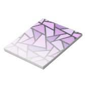 Farbtöne des lilac-farbenen Glasmusters Notizblock (Rotiert)