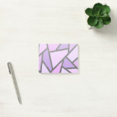 Farbtöne des lilac-farbenen Glasmusters Post-it Klebezettel (Büro)