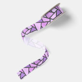 Farbtöne des lilac-farbenen Glasmusters Satinband (Rückseite)