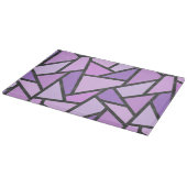 Farbtöne des lilac-farbenen Glasmusters Schneidebrett (Ecke)