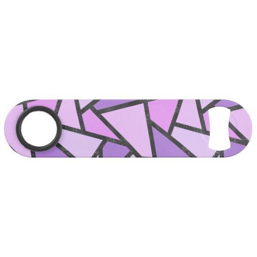Farbtöne des lilac-farbenen Glasmusters Speed Flaschenöffner (Vorderseite (Horizontal))