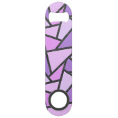 Farbtöne des lilac-farbenen Glasmusters Speed Flaschenöffner (Vorderseite)
