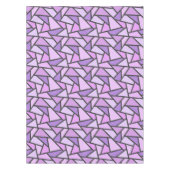 Farbtöne des lilac-farbenen Glasmusters Tischdecke (Vorderseite)
