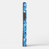 Farbtöne des Mosaikfliesen-Musters "Blau" Case-Mate iPhone Hülle (Rückseite / Rechts)