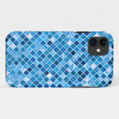 Farbtöne des Mosaikfliesen-Musters "Watery" Case-Mate iPhone Hülle (Rückseite (Horizontal))