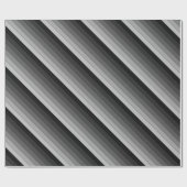 Farbtöne des Musters "Graue Streifen" Geschenkpapier (Flach)