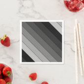 Farbtöne des Musters "Graue Streifen" Serviette (Beispiel)