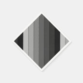 Farbtöne des Musters "Graue Streifen" Serviette (Ecke)