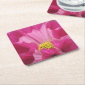 Farbtöne des Party-Untersetzer der rosa Blume Rechteckiger Pappuntersetzer (angewinkelt)