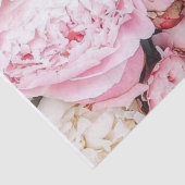 Farbtöne des rosa Zangenteppichpapiers Seidenpapier (Detail)