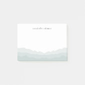 Farbtöne Farbe Grün Ombre Elegant Post-it Klebezettel (Vorderseite)