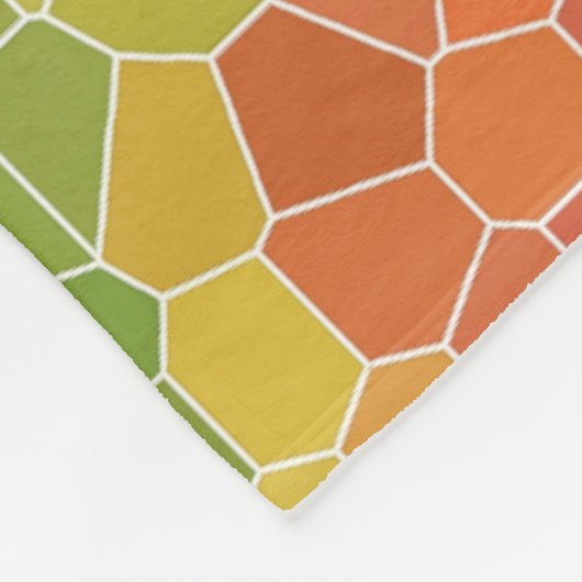 Farbtöne Fleecedecke (Ecke)