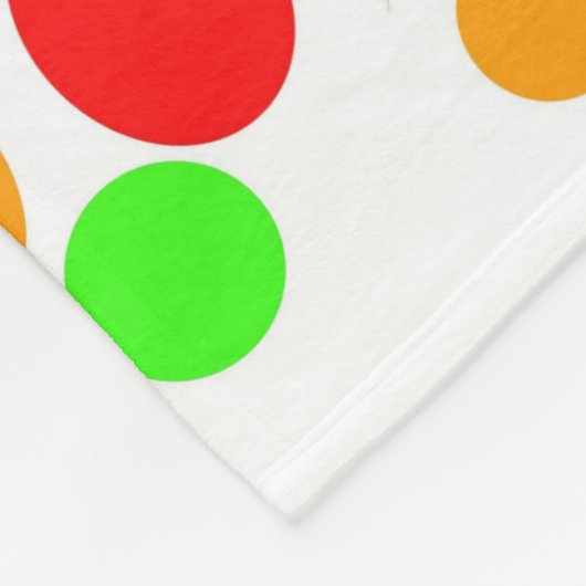 Farbtöne Fleecedecke (Ecke)