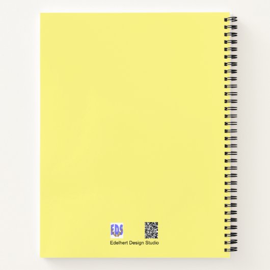 Farbtöne für blaue Muster - Notebook Notizblock (Rückseite)