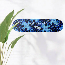 Farbtöne für blaues Muster individuell einstellbar Skateboard