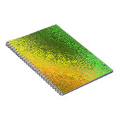 Farbtöne Gelb und Grün Notizblock (Rechte Seite)