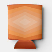 Farbtöne geometrischer Abstrakter Kunst Dosenkühler (Rückseite)