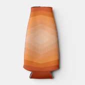 Farbtöne geometrischer Abstrakter Kunst Flaschenkühler (Vorderseite)