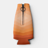 Farbtöne geometrischer Abstrakter Kunst Flaschenkühler (Rückseite)