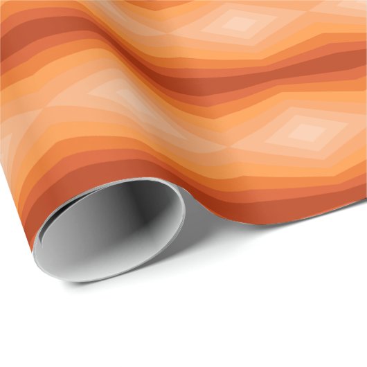 Farbtöne geometrischer Abstrakter Kunst Geschenkpapier (Rolleneckpunkt)