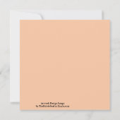 Farbtöne geometrischer Abstrakter Kunst Karte (Rückseite)