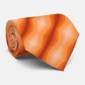 Farbtöne geometrischer Abstrakter Kunst Krawatte (Gerollt)