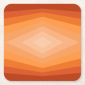 Farbtöne geometrischer Abstrakter Kunst Rechteckiger Pappuntersetzer (Vorderseite)