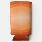 Farbtöne geometrischer Abstrakter Kunst Selters Dosenkühler (Rückseite)