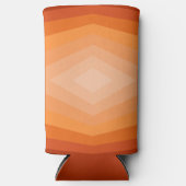 Farbtöne geometrischer Abstrakter Kunst Selters Dosenkühler (Vorderseite)