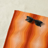 Farbtöne geometrischer Abstrakter Kunst Strandtuch (Beispiel)