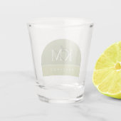 Farbtöne Hochzeit ID901 Schnapsglas (Rückseite)