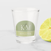 Farbtöne Hochzeit ID901 Schnapsglas (Vorderseite)