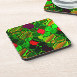 Farbtöne, Kreise und abgerundete Formen Getränkeuntersetzer