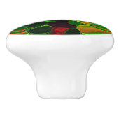 Farbtöne, Kreise und abgerundete Formen Keramikknauf (Seitenansicht)