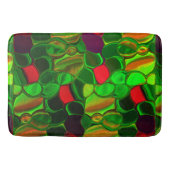 Farbtöne, Kreise und gerundete Formen Badematte (Vorderseite)