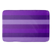 Farbtöne Lila Streifen Badematte (Vorderseite)