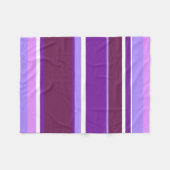 Farbtöne lila Streifen Fleecedecke (Vorderseite (Horizontal))