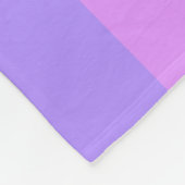 Farbtöne lila Streifen Fleecedecke (Ecke)