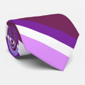 Farbtöne lila Streifen Krawatte (Gerollt)