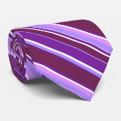Farbtöne lila Streifen Krawatte (Gerollt)