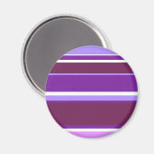 Farbtöne lila Streifen Magnet (Vorderseite/Rückseite)