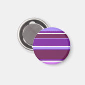 Farbtöne lila Streifen Magnet (Vorderseite/Rückseite)