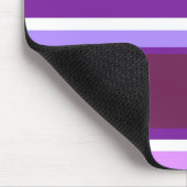 Farbtöne lila Streifen Mousepad (Ecke)