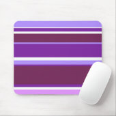 Farbtöne lila Streifen Mousepad (Mit Mouse)
