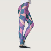 Farbtöne Lila und rosa Leggings (Rechts)
