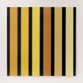 Farbtöne mit goldgelben Streifen auf schwarz Puzzle (Horizontal)