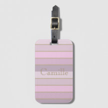 Farbtöne mit rosa Streifen personalisiert