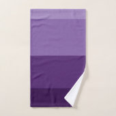 Farbtöne und Lila Streifen Badhandtuch Set (Handtuch)