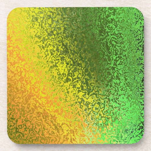 Farbtöne von Abstraktem Kork-Untersetzer, grün und Getränkeuntersetzer (Vorderseite)